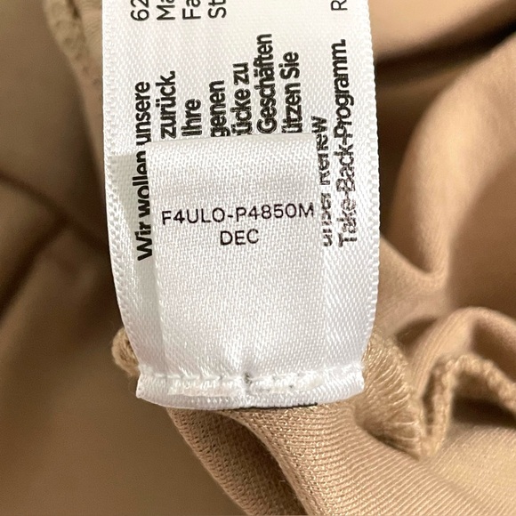 Eileen Fisher Wide Leg Ponte Pant Ankle Crop Pull On Biscuit Large / X-Large - Picture 16 of 16